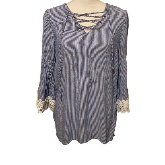 Westport Long Sleeve Embroidered Tunic - Picture 1 of 6